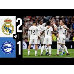 Real Madrid besiegte Deportivo Alavés mit 2-1 im heimischen Stadion.